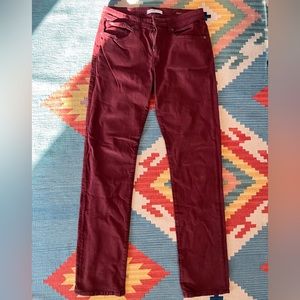 Fidelity Maroon Jimmy Jeans